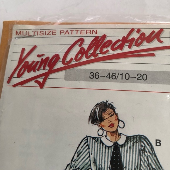 Young Collection Fashion Top Pattern tailored to fit, multi size - Picture 2 of 8